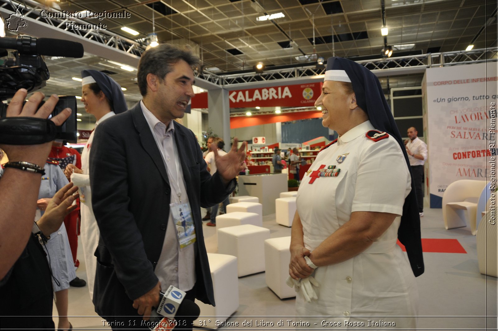 Torino 11 Maggio 2018 - 31 Salone del Libro di Torino - Croce Rossa Italiana- Comitato Regionale del Piemonte