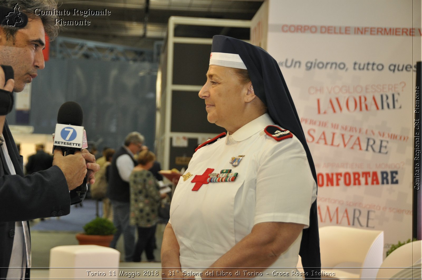 Torino 11 Maggio 2018 - 31 Salone del Libro di Torino - Croce Rossa Italiana- Comitato Regionale del Piemonte