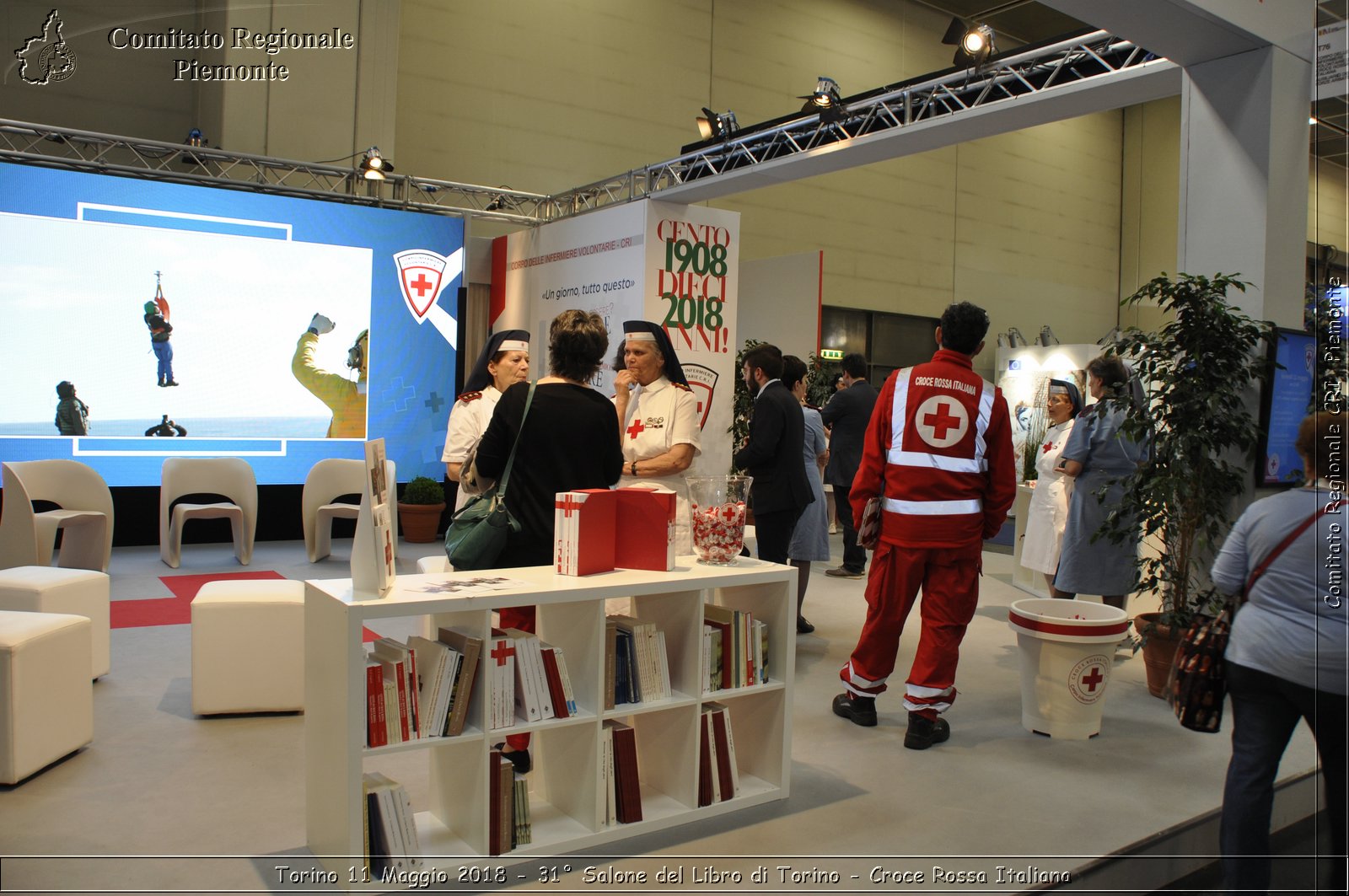 Torino 11 Maggio 2018 - 31 Salone del Libro di Torino - Croce Rossa Italiana- Comitato Regionale del Piemonte