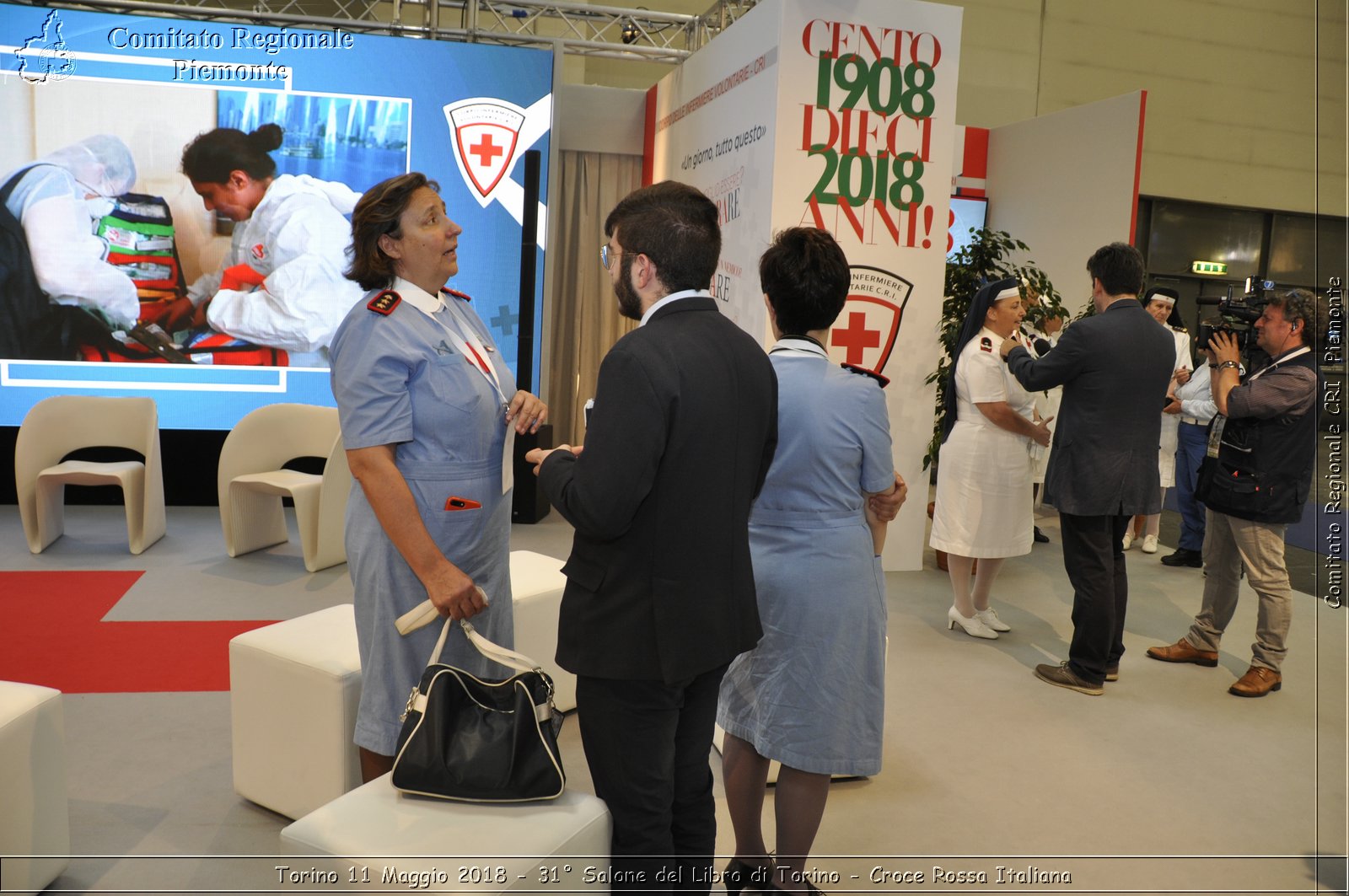 Torino 11 Maggio 2018 - 31 Salone del Libro di Torino - Croce Rossa Italiana- Comitato Regionale del Piemonte