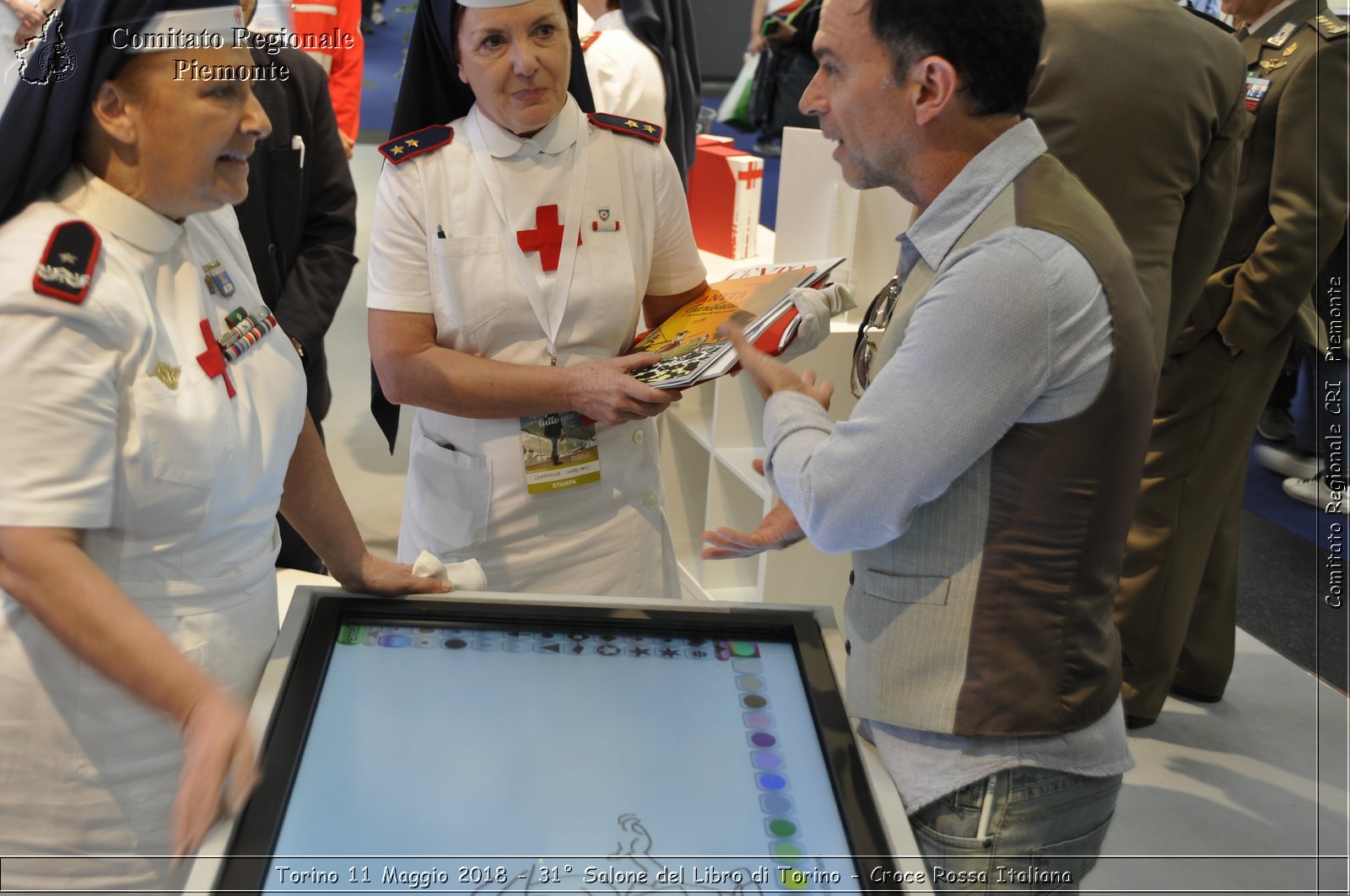 Torino 11 Maggio 2018 - 31 Salone del Libro di Torino - Croce Rossa Italiana- Comitato Regionale del Piemonte