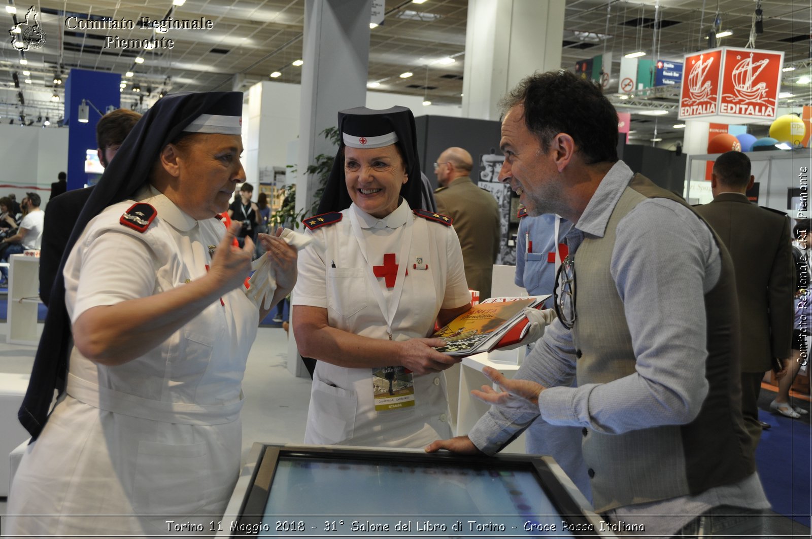 Torino 11 Maggio 2018 - 31 Salone del Libro di Torino - Croce Rossa Italiana- Comitato Regionale del Piemonte