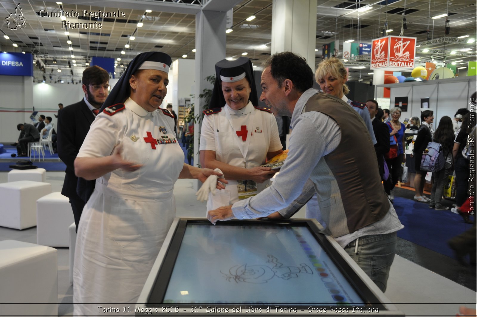 Torino 11 Maggio 2018 - 31 Salone del Libro di Torino - Croce Rossa Italiana- Comitato Regionale del Piemonte