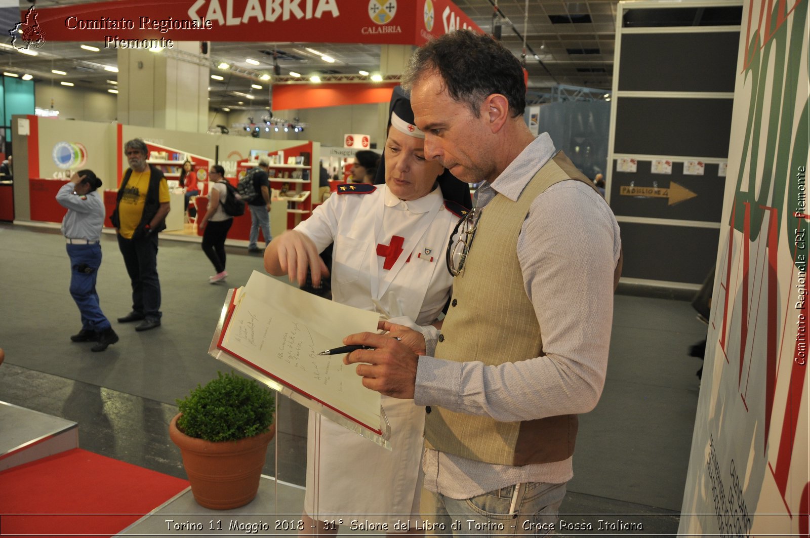 Torino 11 Maggio 2018 - 31 Salone del Libro di Torino - Croce Rossa Italiana- Comitato Regionale del Piemonte