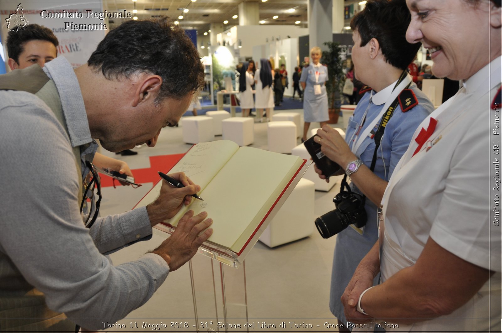 Torino 11 Maggio 2018 - 31 Salone del Libro di Torino - Croce Rossa Italiana- Comitato Regionale del Piemonte