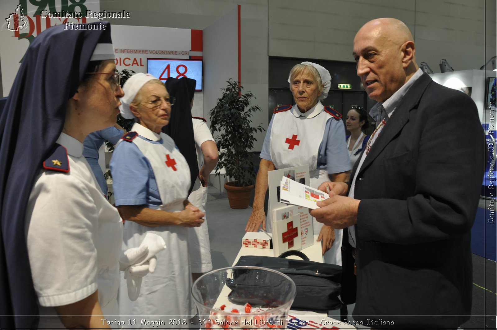 Torino 11 Maggio 2018 - 31 Salone del Libro di Torino - Croce Rossa Italiana- Comitato Regionale del Piemonte