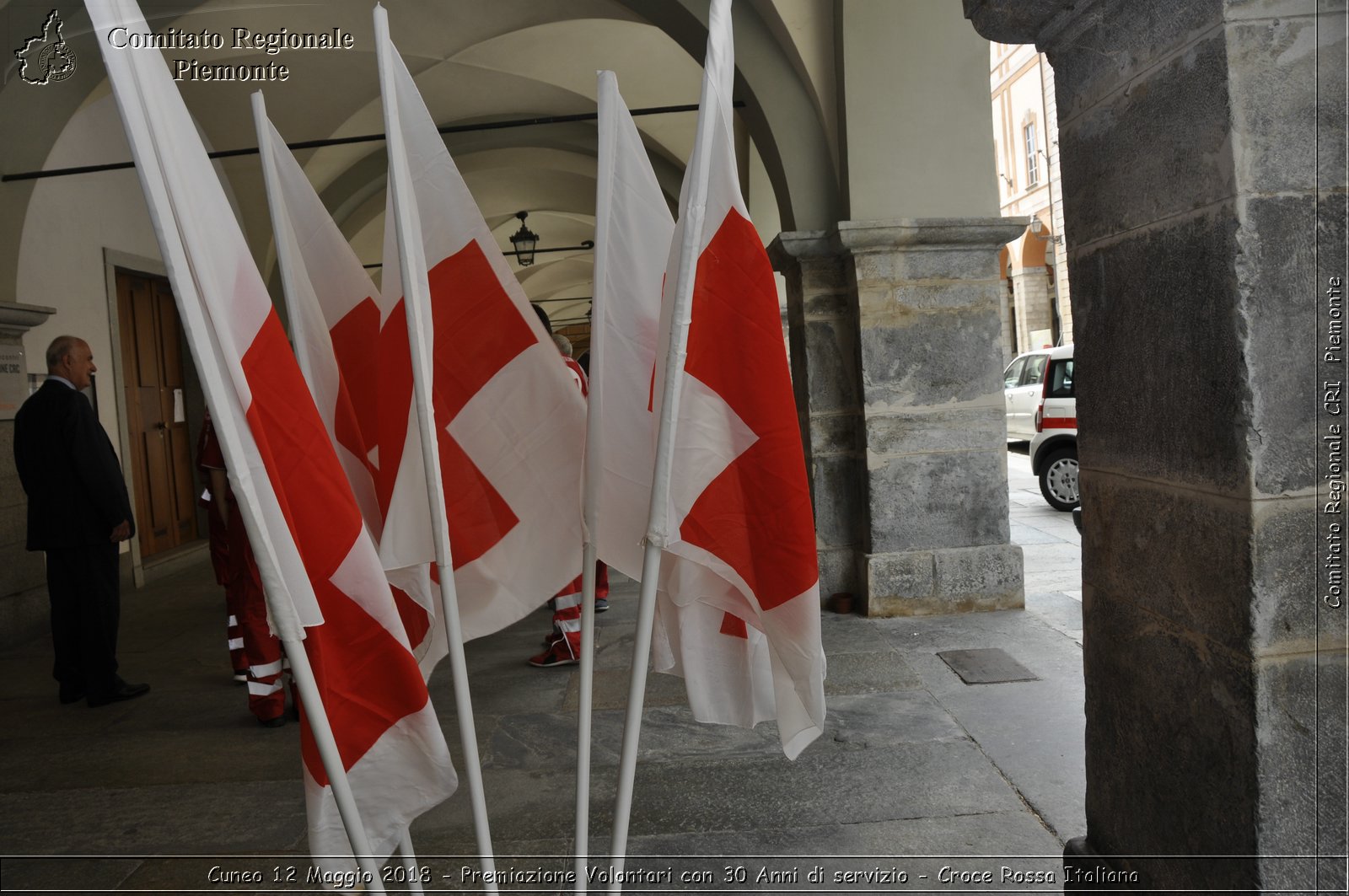 Cuneo 12 Maggio 2018 - Premiazione Volontari con 30 Anni di servizio - Croce Rossa Italiana- Comitato Regionale del Piemonte