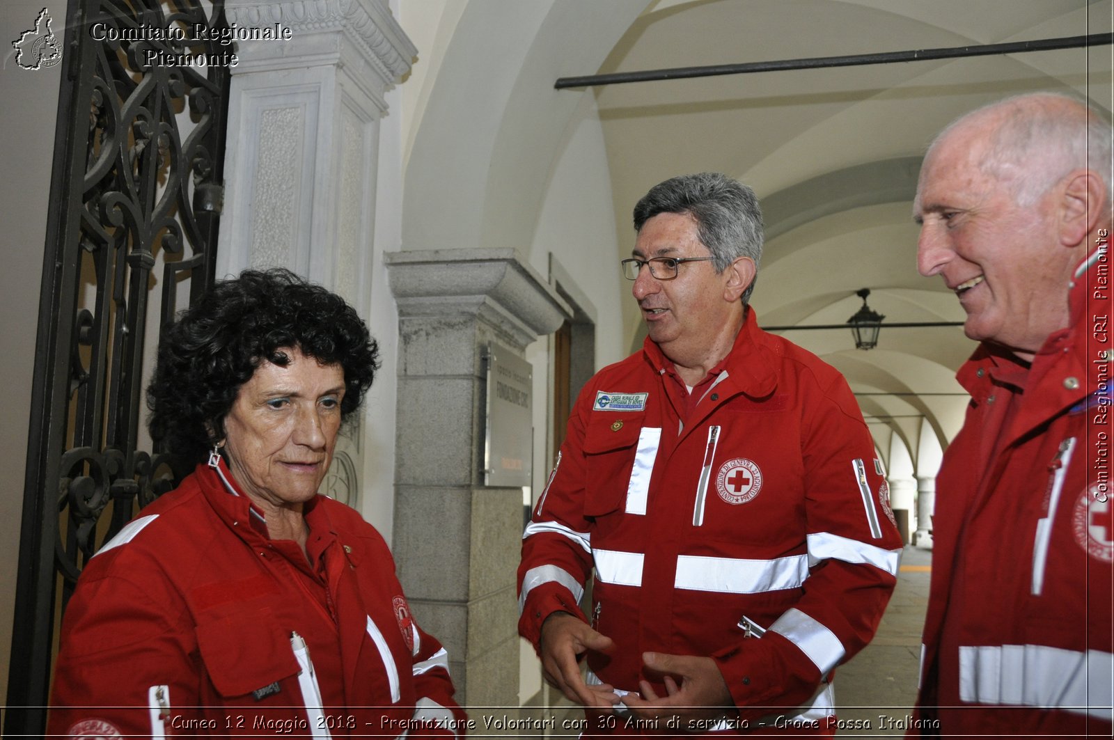 Cuneo 12 Maggio 2018 - Premiazione Volontari con 30 Anni di servizio - Croce Rossa Italiana- Comitato Regionale del Piemonte