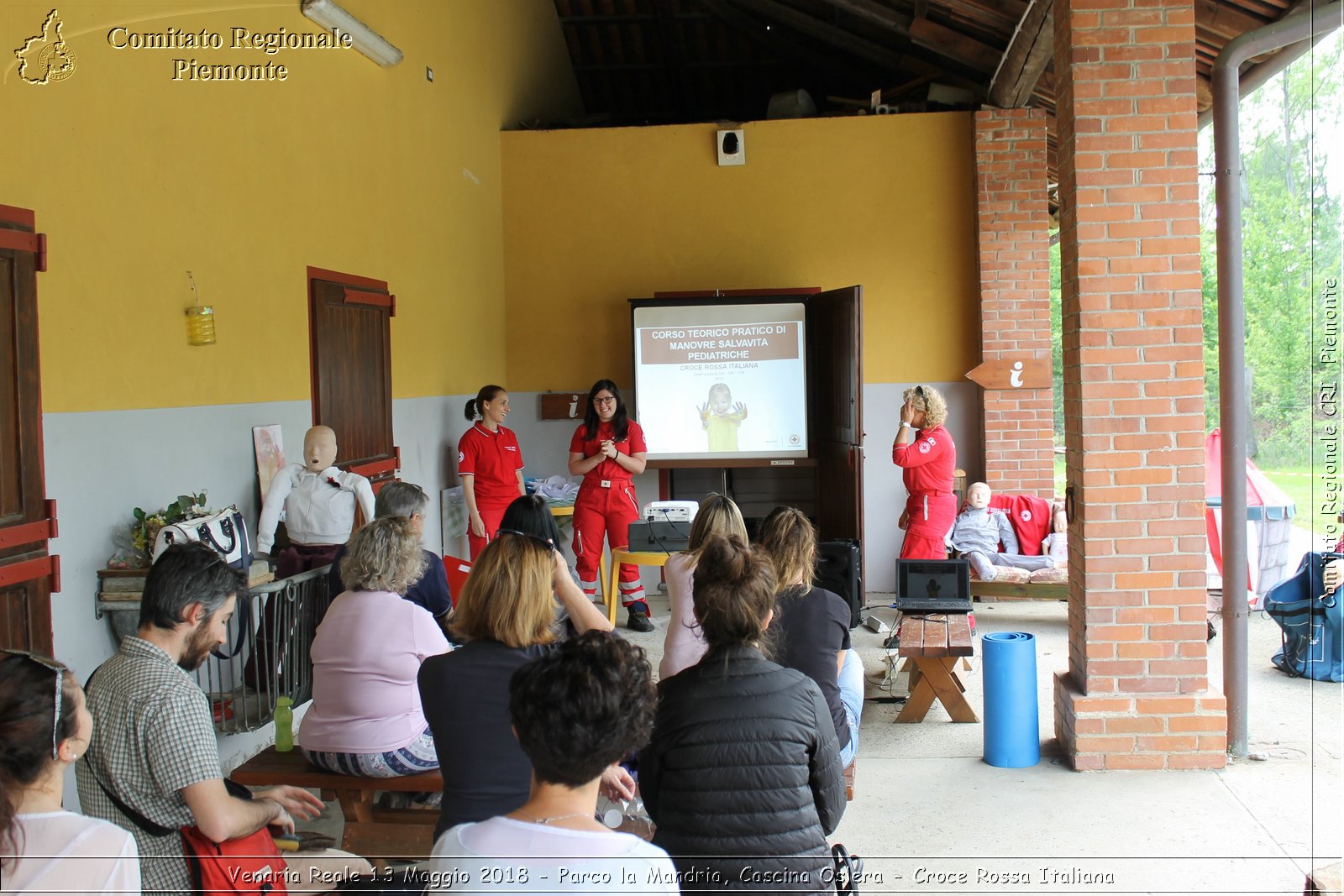 Venaria Reale 13 Maggio 2018 - Parco la Mandria, Cascina Oslera - Croce Rossa Italiana- Comitato Regionale del Piemonte