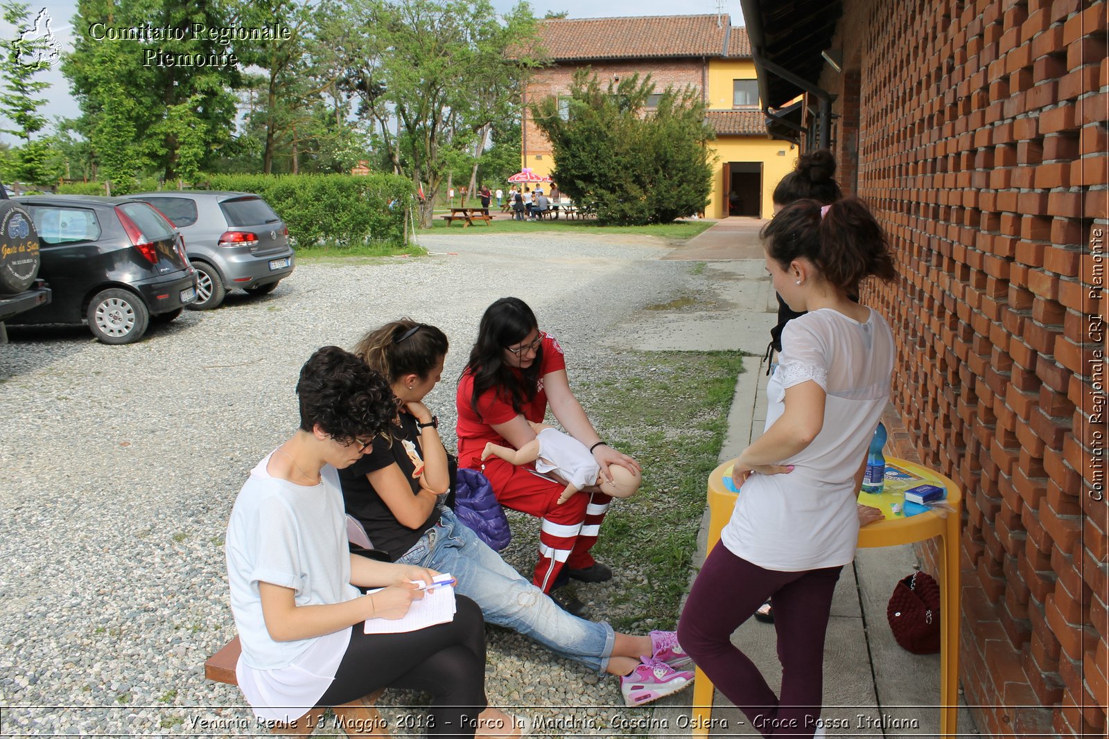 Venaria Reale 13 Maggio 2018 - Parco la Mandria, Cascina Oslera - Croce Rossa Italiana- Comitato Regionale del Piemonte