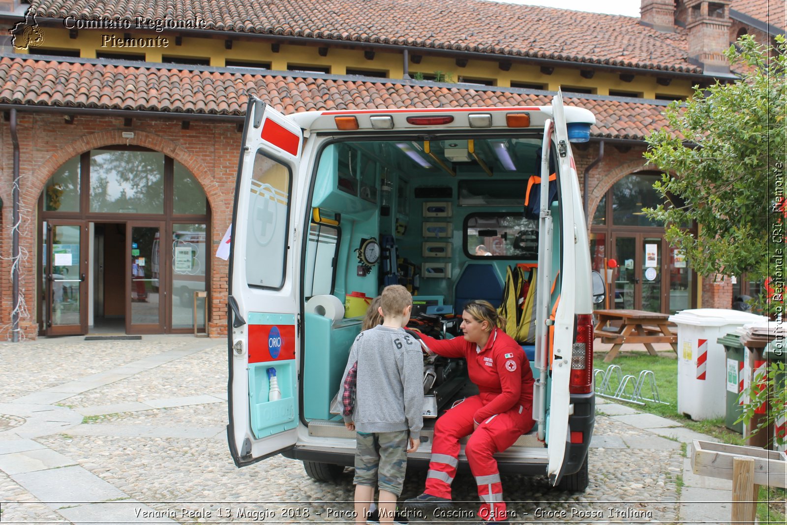 Venaria Reale 13 Maggio 2018 - Parco la Mandria, Cascina Oslera - Croce Rossa Italiana- Comitato Regionale del Piemonte