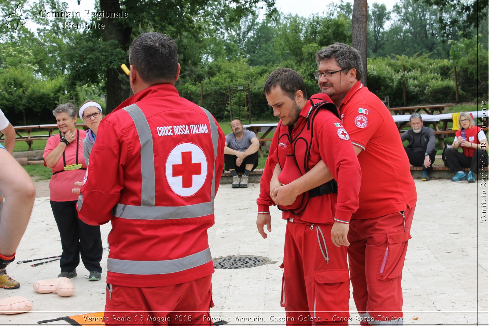 Venaria Reale 13 Maggio 2018 - Parco la Mandria, Cascina Oslera - Croce Rossa Italiana- Comitato Regionale del Piemonte