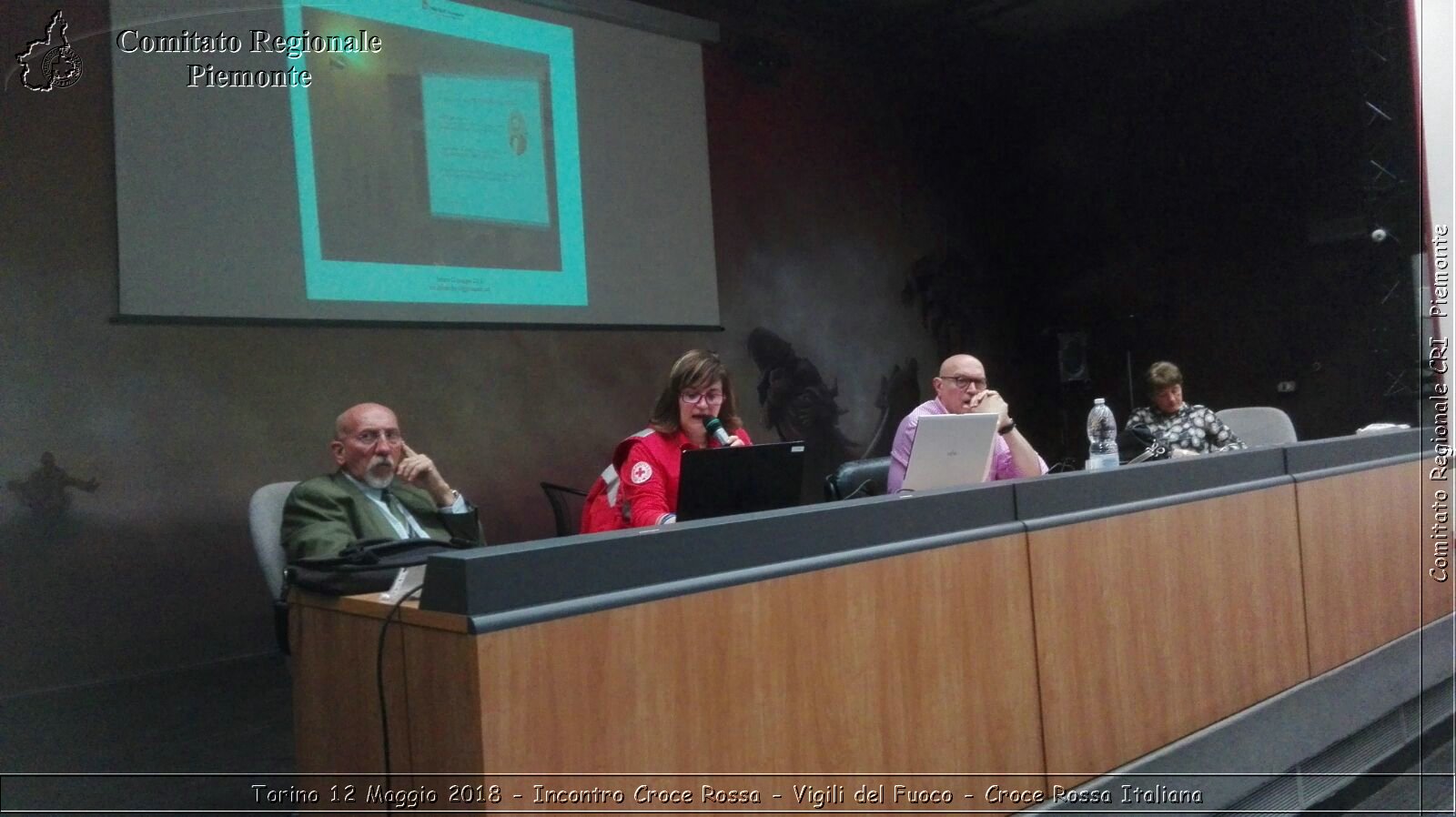 Torino 12 Maggio 2018 - Incontro Croce Rossa - Vigili del Fuoco - Croce Rossa Italiana- Comitato Regionale del Piemonte