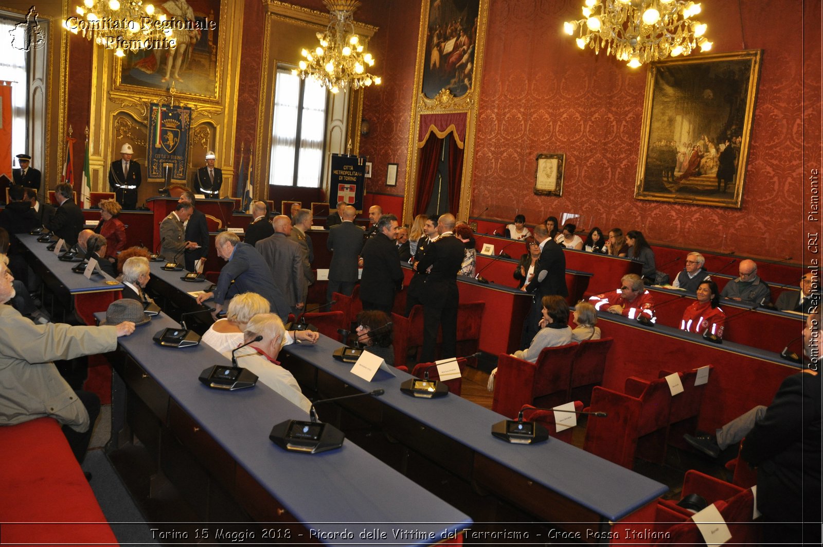 Torino 15 Maggio 2018 - Ricordo delle Vittime del Terrorismo - Croce Rossa Italiana- Comitato Regionale del Piemonte