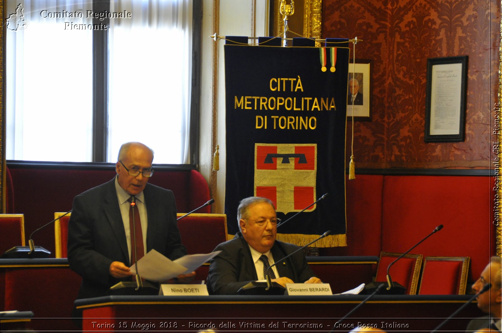 Torino 15 Maggio 2018 - Ricordo delle Vittime del Terrorismo - Croce Rossa Italiana- Comitato Regionale del Piemonte