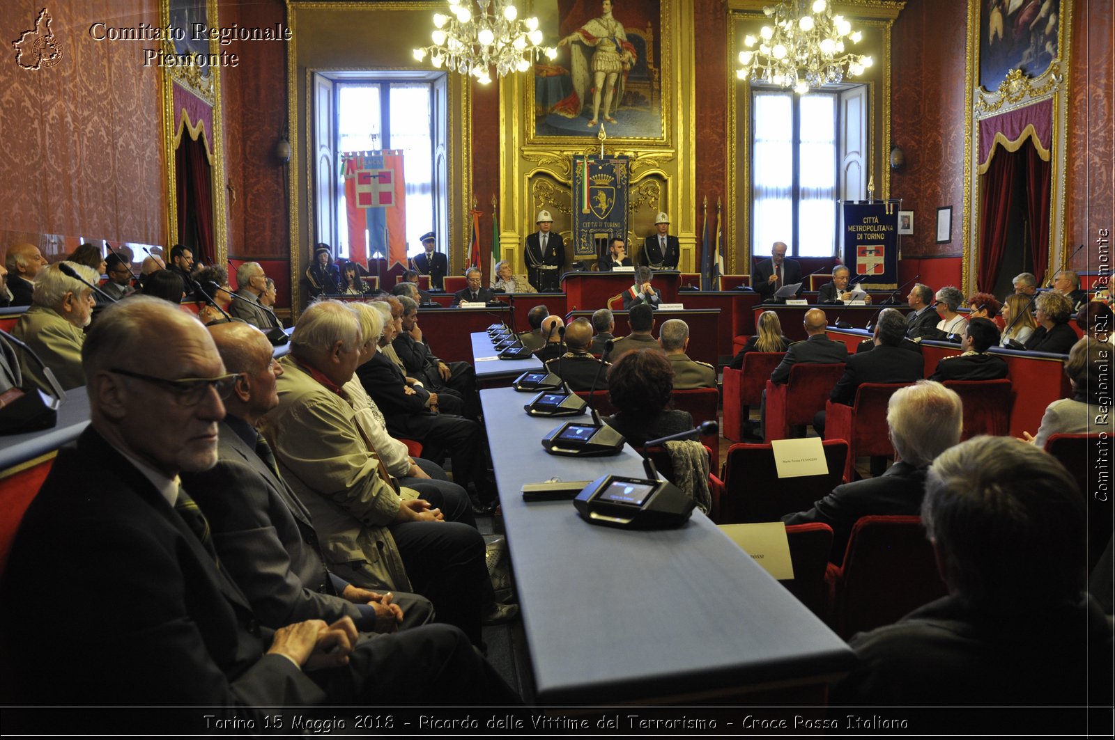 Torino 15 Maggio 2018 - Ricordo delle Vittime del Terrorismo - Croce Rossa Italiana- Comitato Regionale del Piemonte