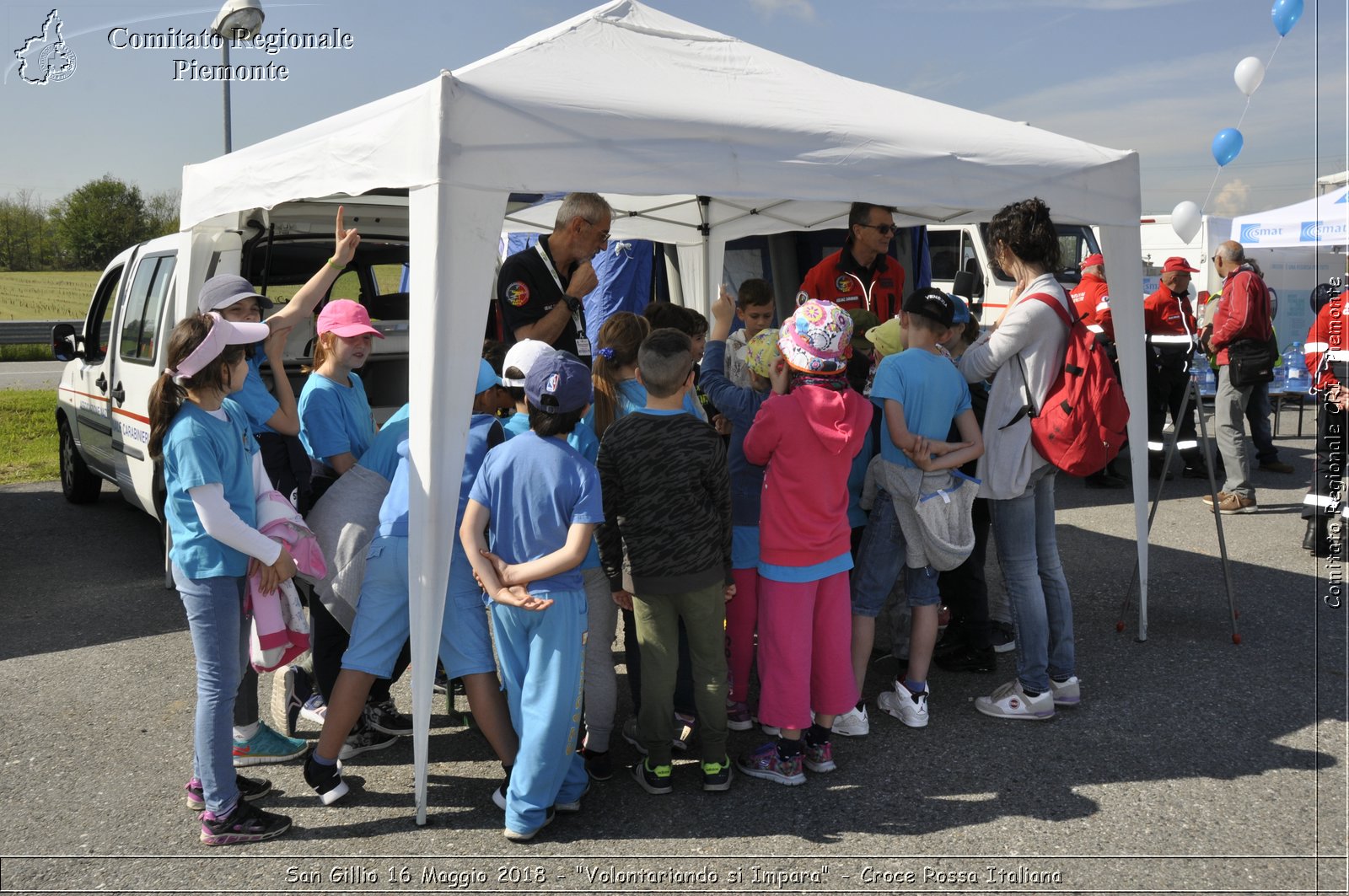 San Gillio 16 Maggio 2018 - "Volontariando si Impara" - Croce Rossa Italiana- Comitato Regionale del Piemonte