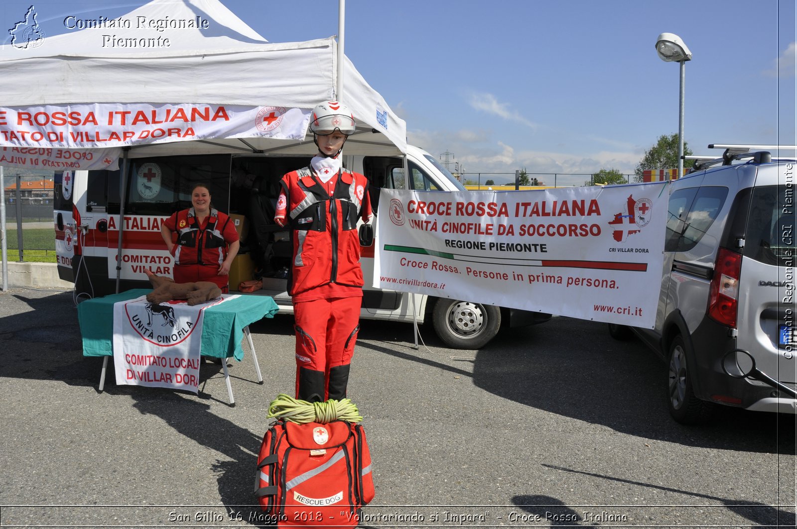 San Gillio 16 Maggio 2018 - "Volontariando si Impara" - Croce Rossa Italiana- Comitato Regionale del Piemonte