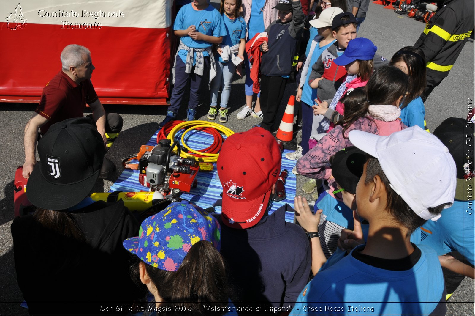 San Gillio 16 Maggio 2018 - "Volontariando si Impara" - Croce Rossa Italiana- Comitato Regionale del Piemonte