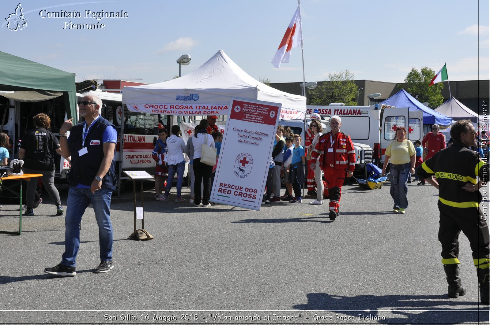 San Gillio 16 Maggio 2018 - "Volontariando si Impara" - Croce Rossa Italiana- Comitato Regionale del Piemonte