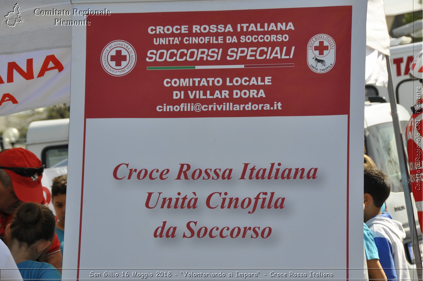 San Gillio 16 Maggio 2018 - "Volontariando si Impara" - Croce Rossa Italiana- Comitato Regionale del Piemonte