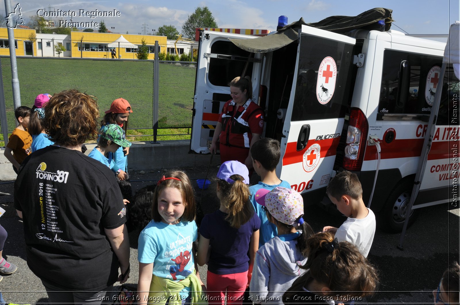 San Gillio 16 Maggio 2018 - "Volontariando si Impara" - Croce Rossa Italiana- Comitato Regionale del Piemonte