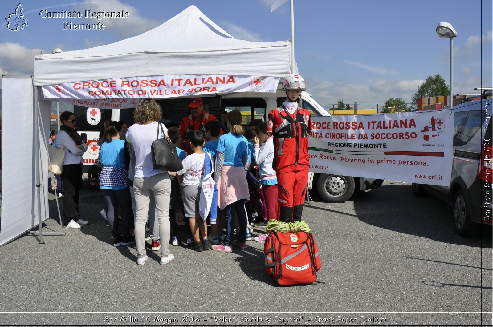 San Gillio 16 Maggio 2018 - "Volontariando si Impara" - Croce Rossa Italiana- Comitato Regionale del Piemonte