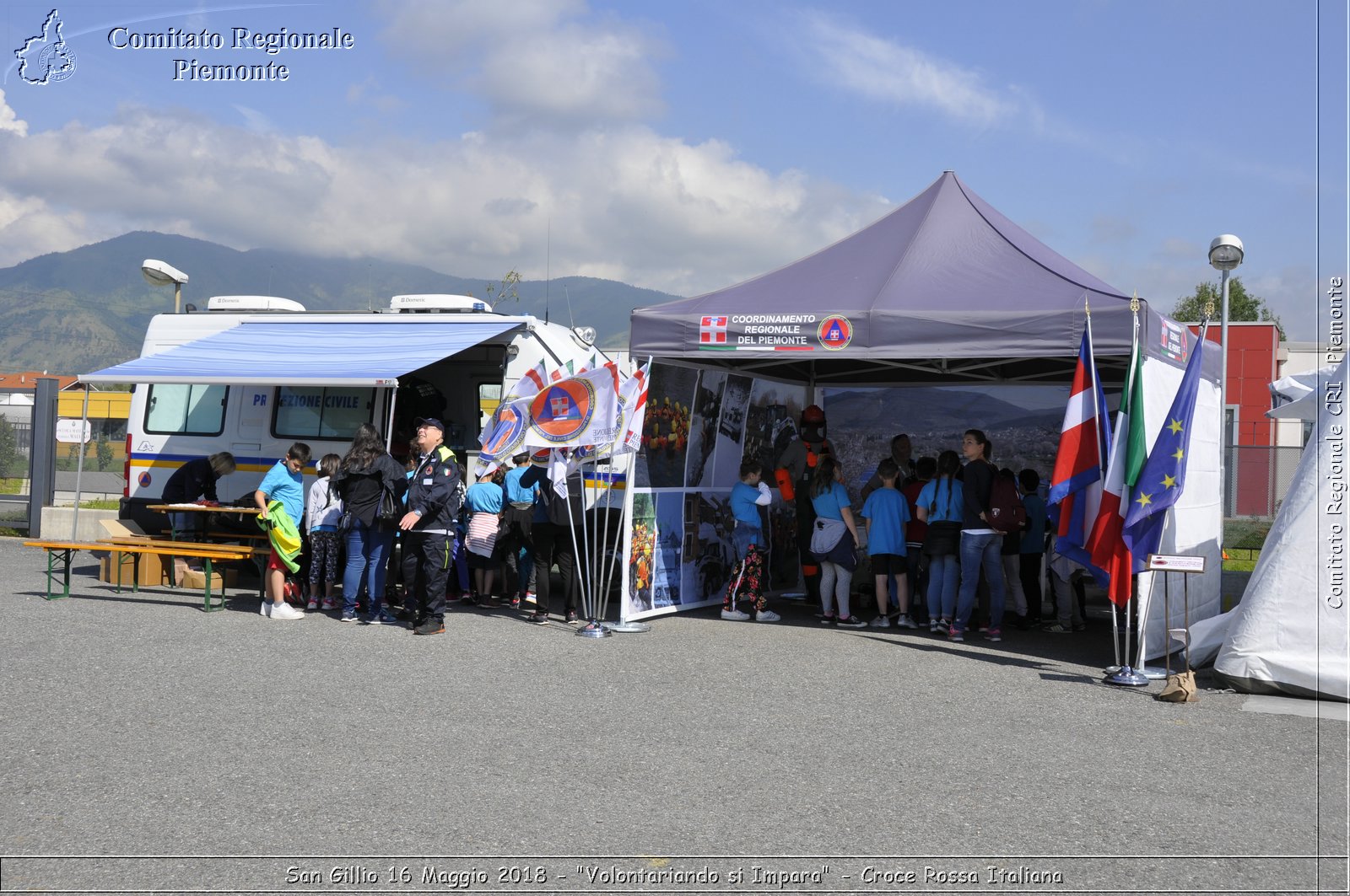 San Gillio 16 Maggio 2018 - "Volontariando si Impara" - Croce Rossa Italiana- Comitato Regionale del Piemonte