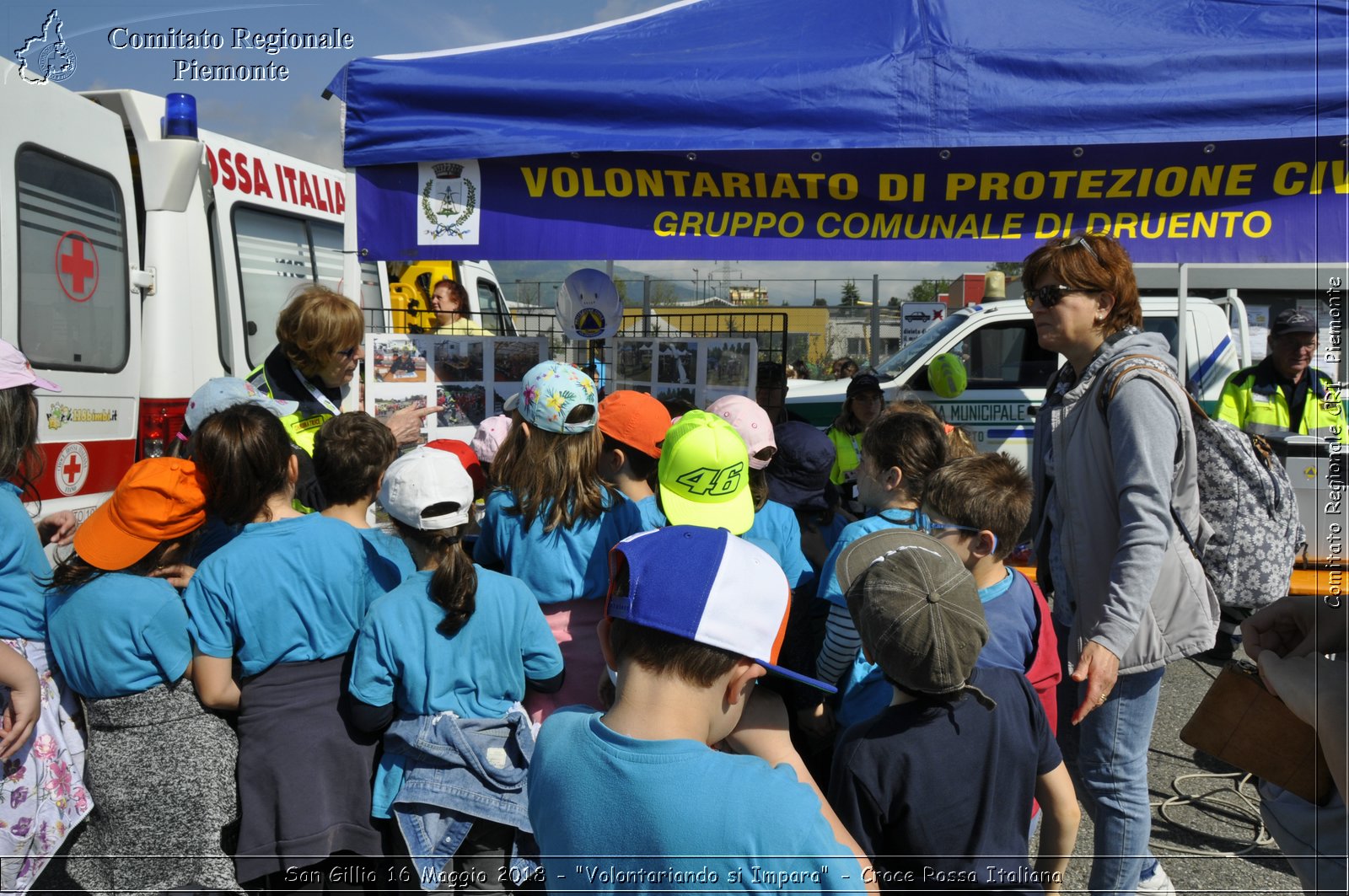 San Gillio 16 Maggio 2018 - "Volontariando si Impara" - Croce Rossa Italiana- Comitato Regionale del Piemonte