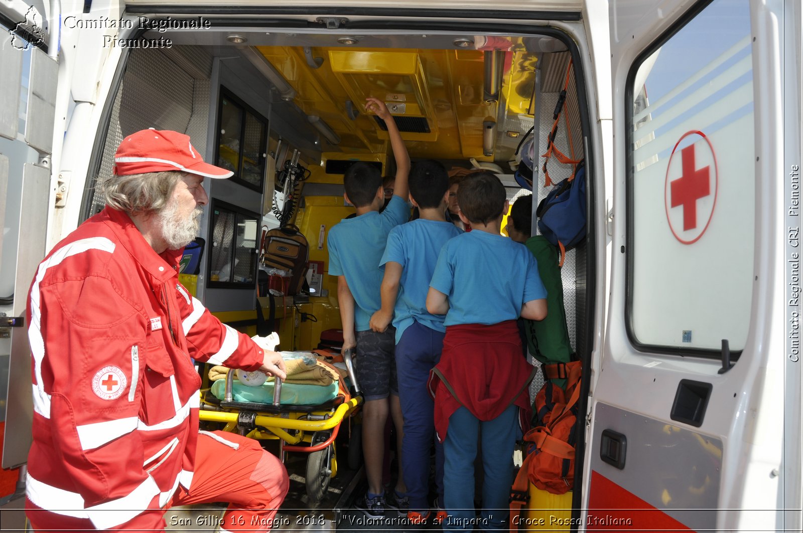 San Gillio 16 Maggio 2018 - "Volontariando si Impara" - Croce Rossa Italiana- Comitato Regionale del Piemonte