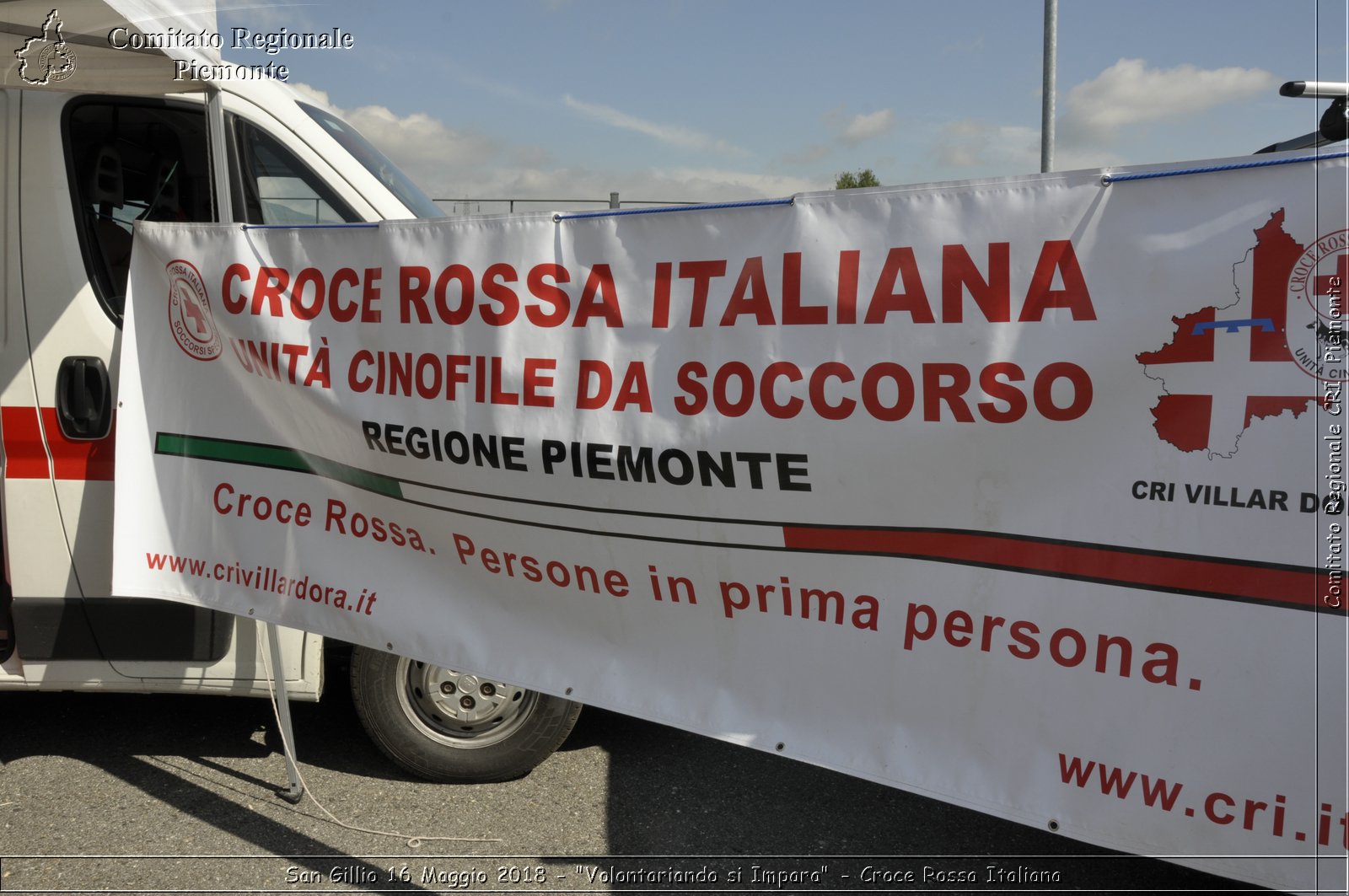 San Gillio 16 Maggio 2018 - "Volontariando si Impara" - Croce Rossa Italiana- Comitato Regionale del Piemonte