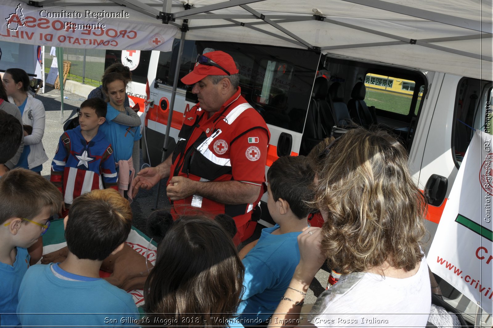 San Gillio 16 Maggio 2018 - "Volontariando si Impara" - Croce Rossa Italiana- Comitato Regionale del Piemonte