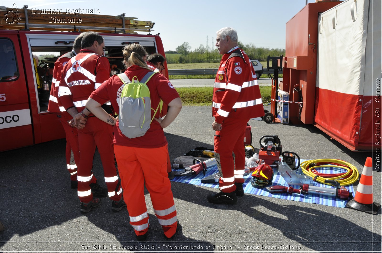 San Gillio 16 Maggio 2018 - "Volontariando si Impara" - Croce Rossa Italiana- Comitato Regionale del Piemonte