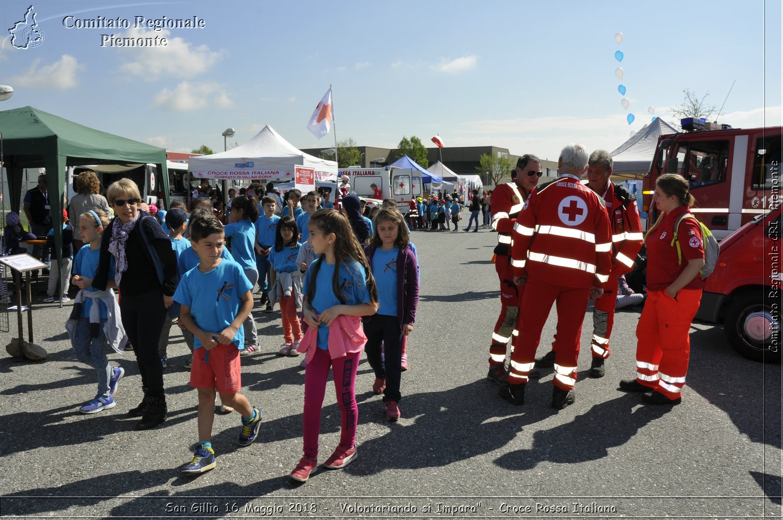 San Gillio 16 Maggio 2018 - "Volontariando si Impara" - Croce Rossa Italiana- Comitato Regionale del Piemonte