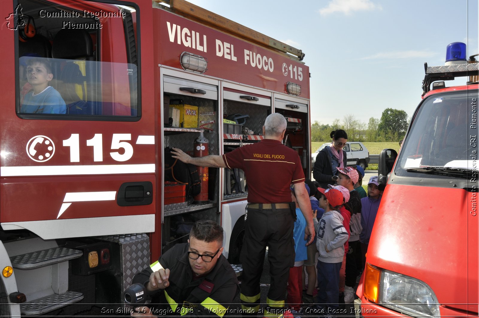 San Gillio 16 Maggio 2018 - "Volontariando si Impara" - Croce Rossa Italiana- Comitato Regionale del Piemonte