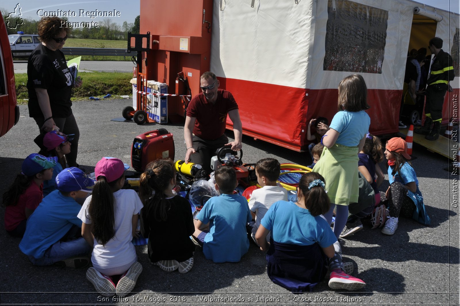 San Gillio 16 Maggio 2018 - "Volontariando si Impara" - Croce Rossa Italiana- Comitato Regionale del Piemonte