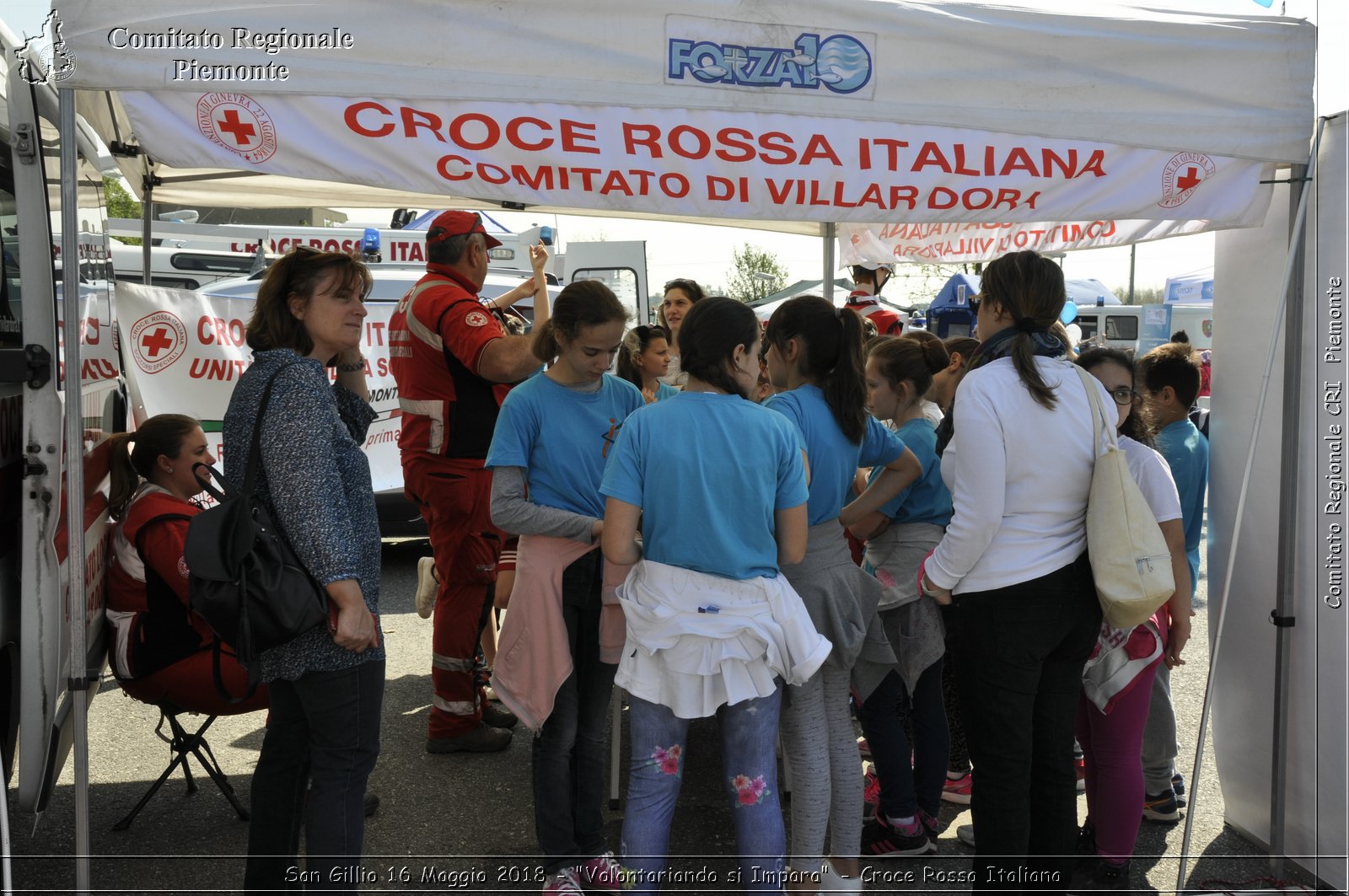 San Gillio 16 Maggio 2018 - "Volontariando si Impara" - Croce Rossa Italiana- Comitato Regionale del Piemonte