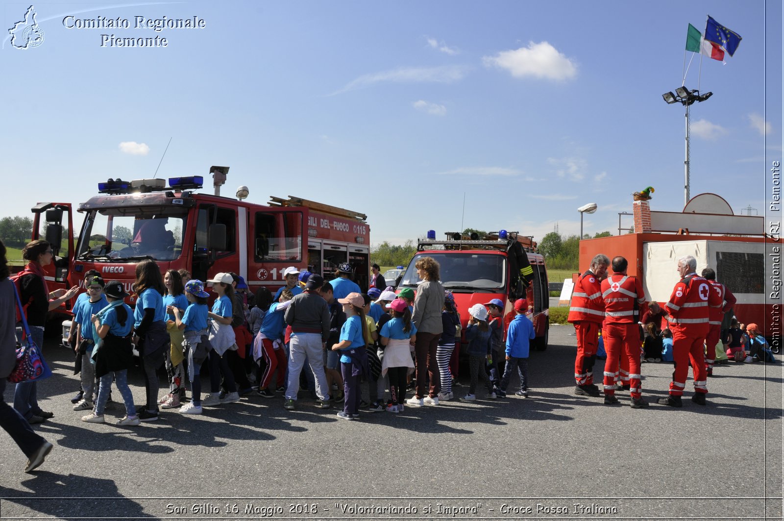 San Gillio 16 Maggio 2018 - "Volontariando si Impara" - Croce Rossa Italiana- Comitato Regionale del Piemonte