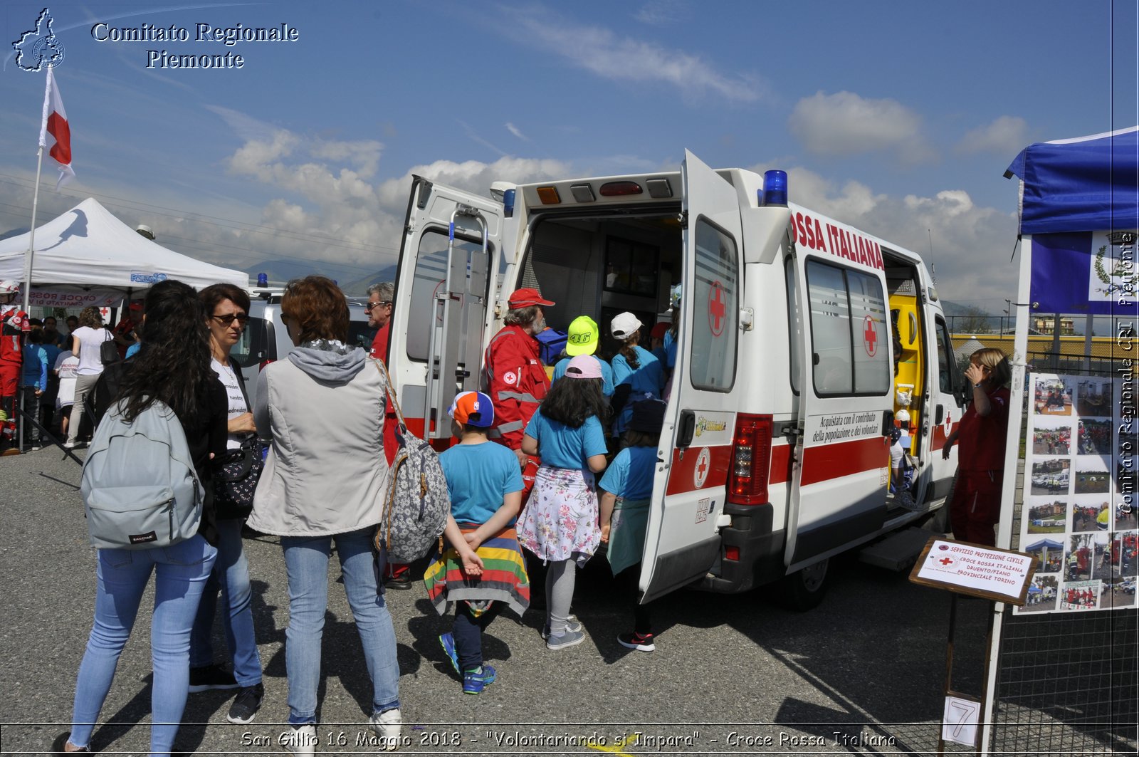 San Gillio 16 Maggio 2018 - "Volontariando si Impara" - Croce Rossa Italiana- Comitato Regionale del Piemonte