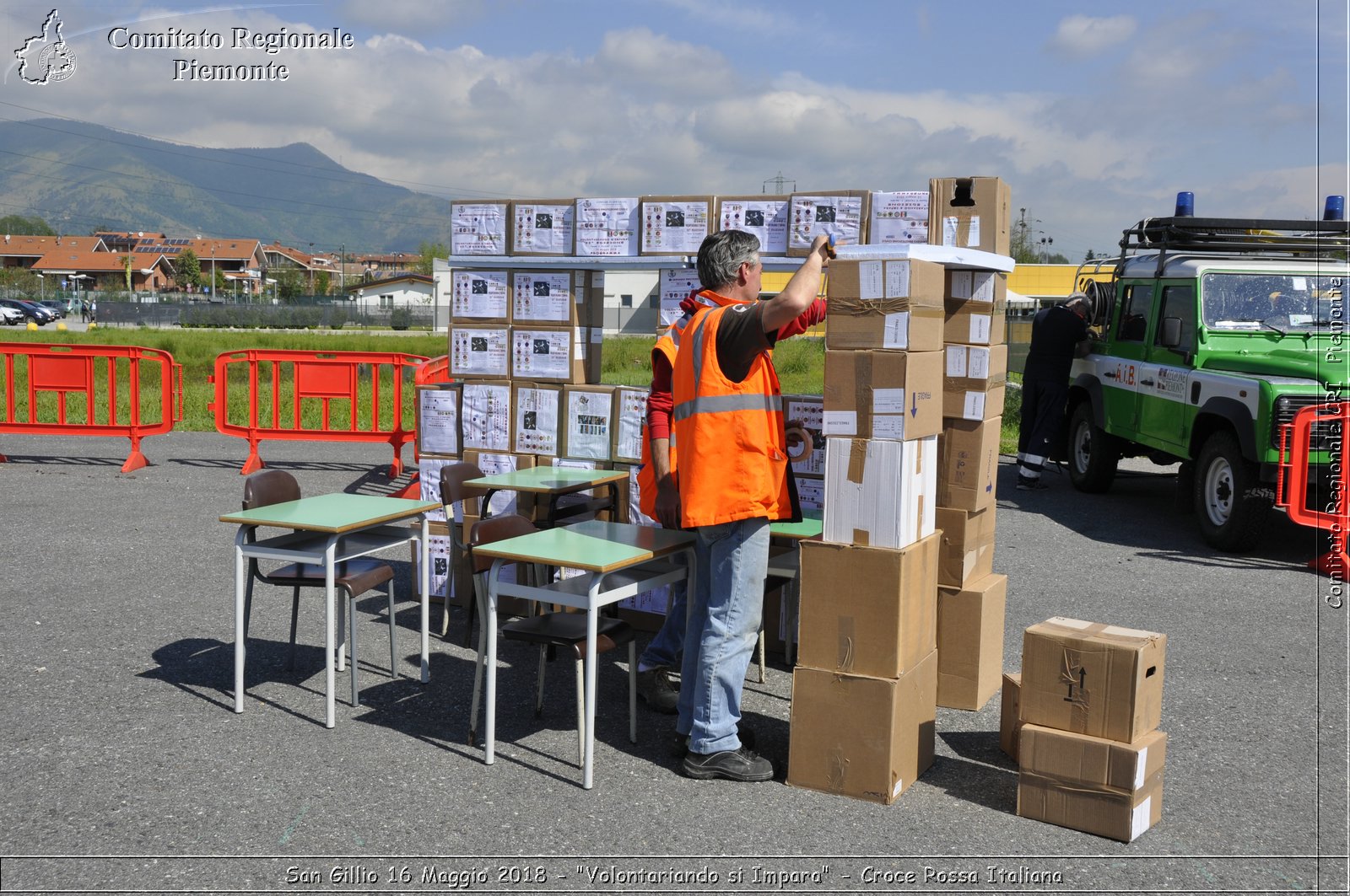 San Gillio 16 Maggio 2018 - "Volontariando si Impara" - Croce Rossa Italiana- Comitato Regionale del Piemonte