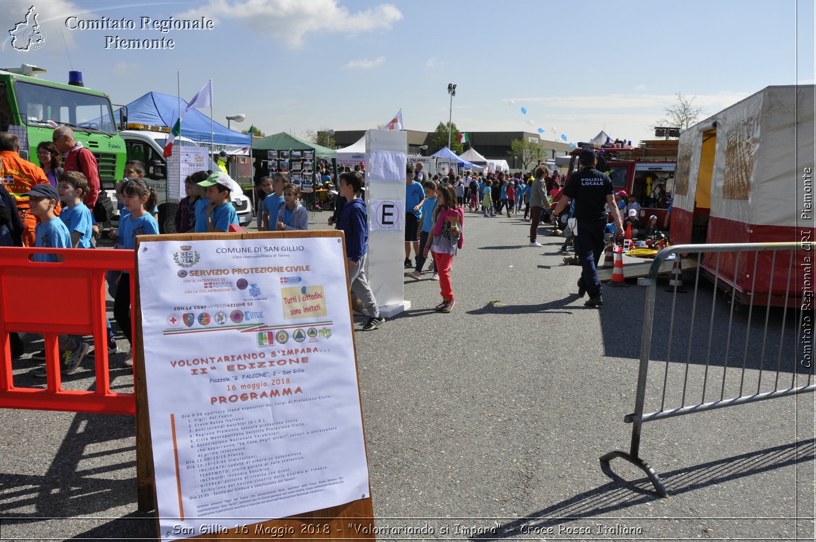 San Gillio 16 Maggio 2018 - "Volontariando si Impara" - Croce Rossa Italiana- Comitato Regionale del Piemonte