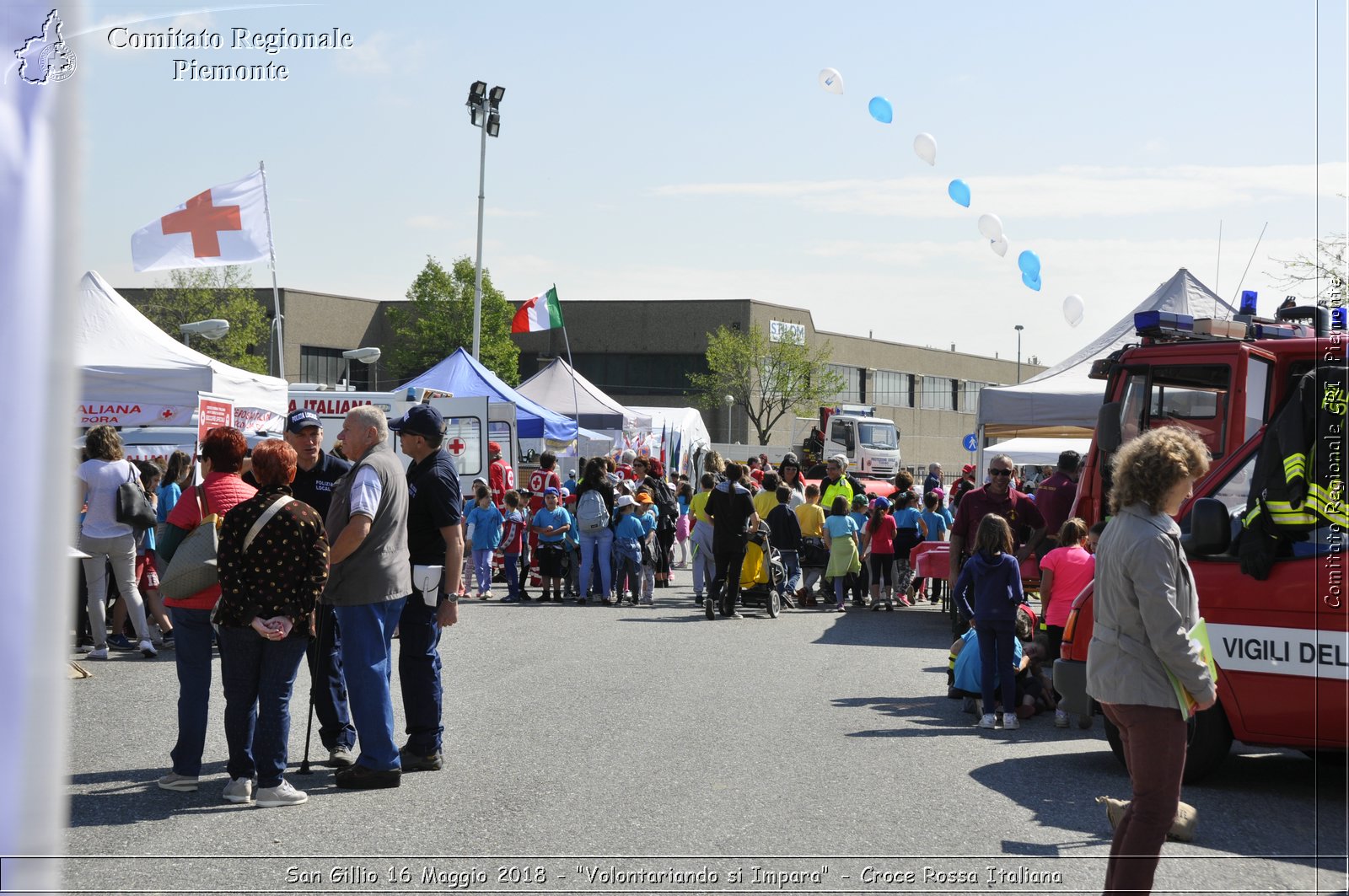 San Gillio 16 Maggio 2018 - "Volontariando si Impara" - Croce Rossa Italiana- Comitato Regionale del Piemonte