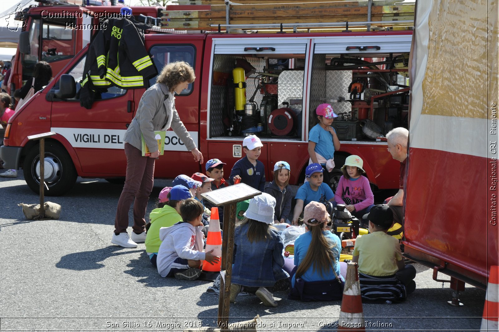 San Gillio 16 Maggio 2018 - "Volontariando si Impara" - Croce Rossa Italiana- Comitato Regionale del Piemonte