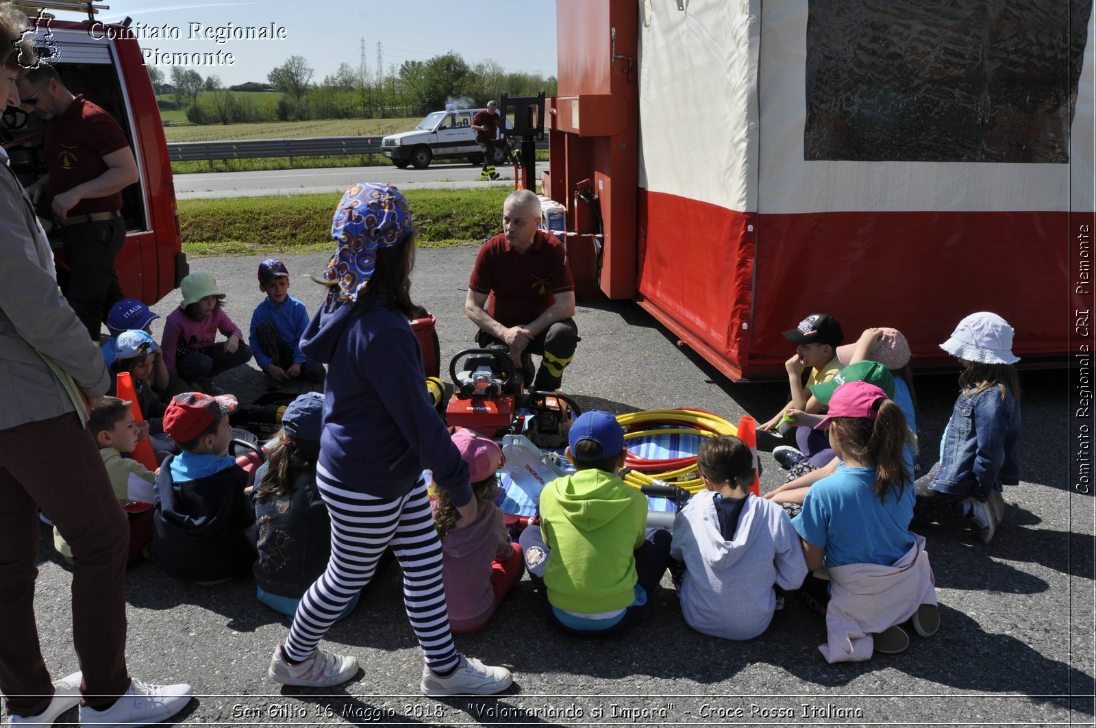 San Gillio 16 Maggio 2018 - "Volontariando si Impara" - Croce Rossa Italiana- Comitato Regionale del Piemonte