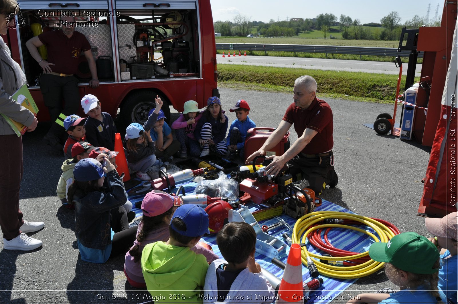 San Gillio 16 Maggio 2018 - "Volontariando si Impara" - Croce Rossa Italiana- Comitato Regionale del Piemonte