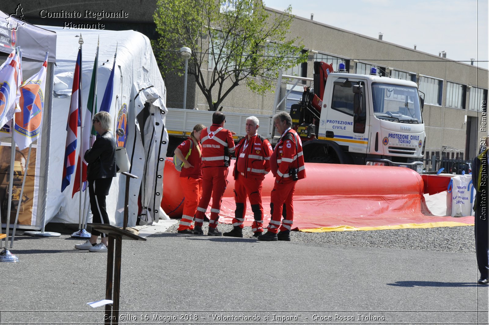 San Gillio 16 Maggio 2018 - "Volontariando si Impara" - Croce Rossa Italiana- Comitato Regionale del Piemonte