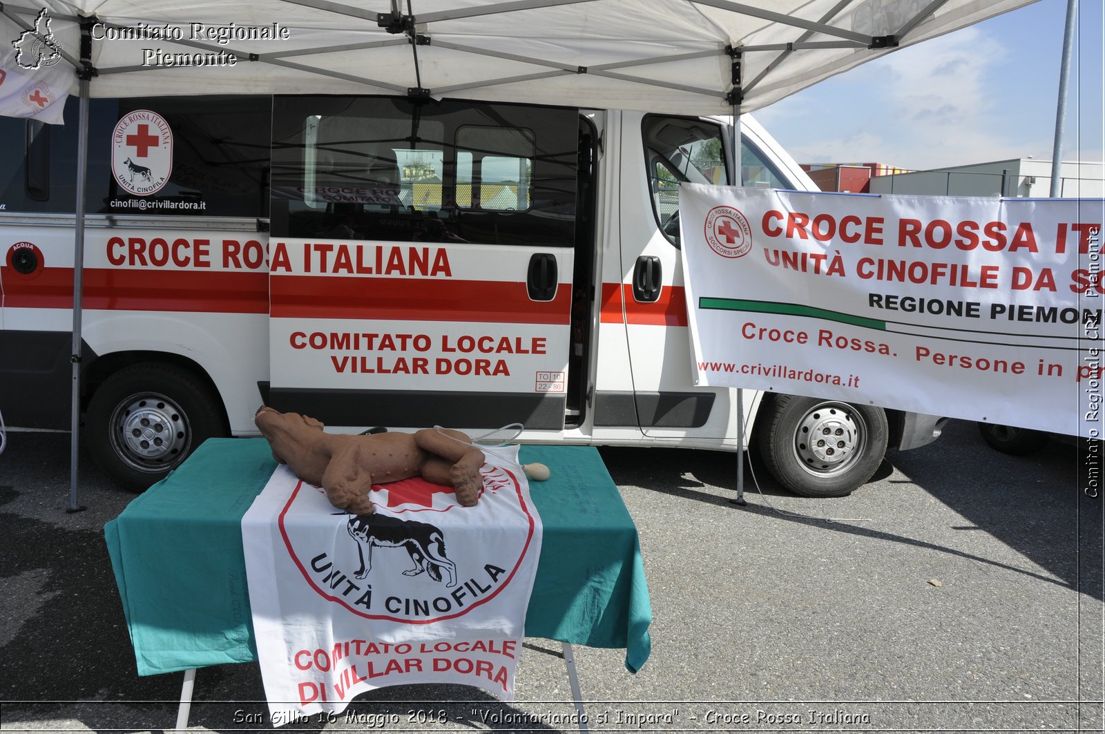 San Gillio 16 Maggio 2018 - "Volontariando si Impara" - Croce Rossa Italiana- Comitato Regionale del Piemonte