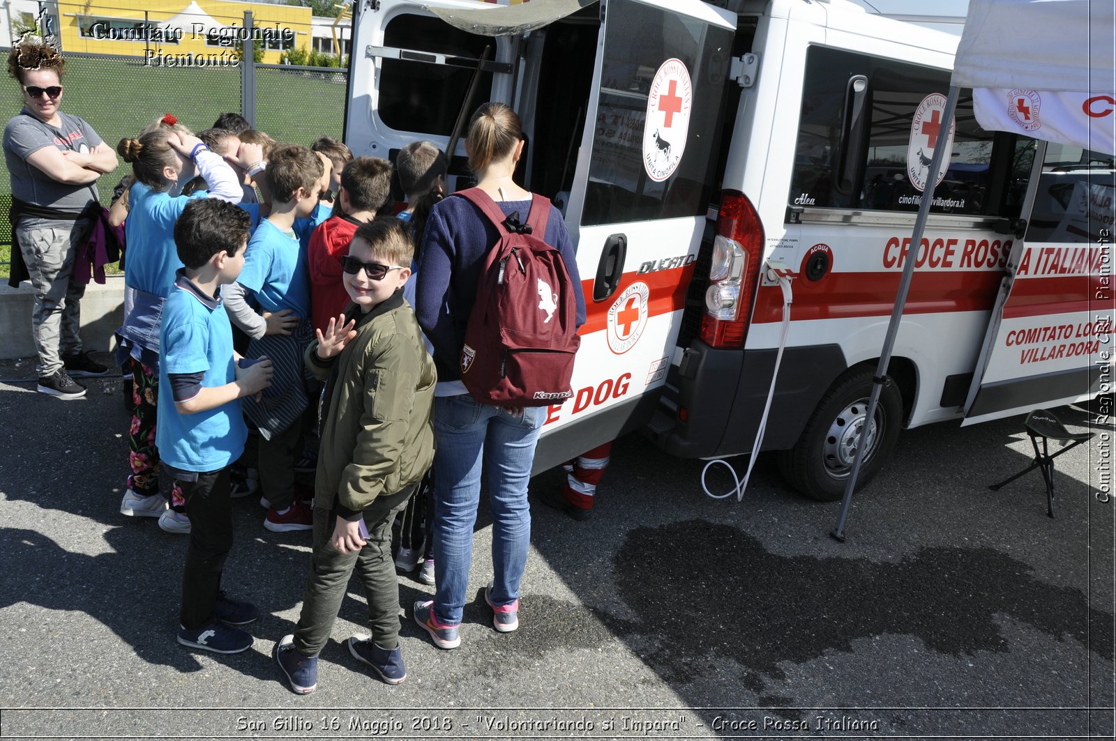 San Gillio 16 Maggio 2018 - "Volontariando si Impara" - Croce Rossa Italiana- Comitato Regionale del Piemonte