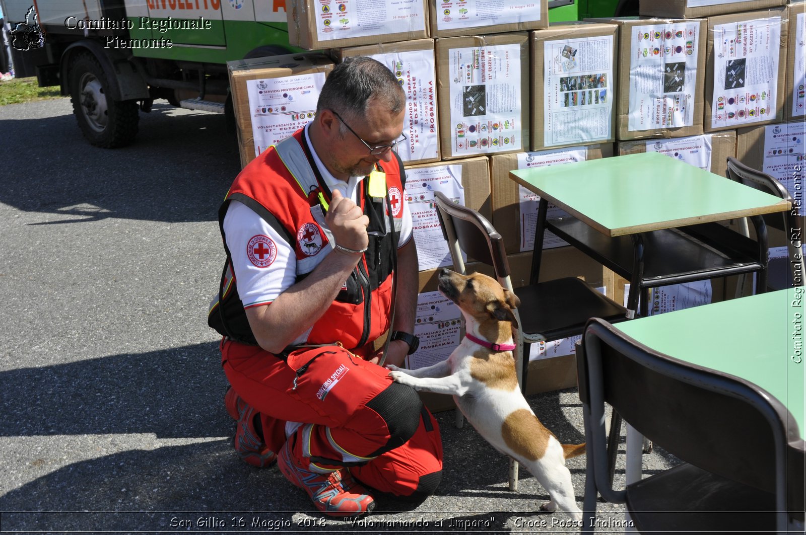 San Gillio 16 Maggio 2018 - "Volontariando si Impara" - Croce Rossa Italiana- Comitato Regionale del Piemonte