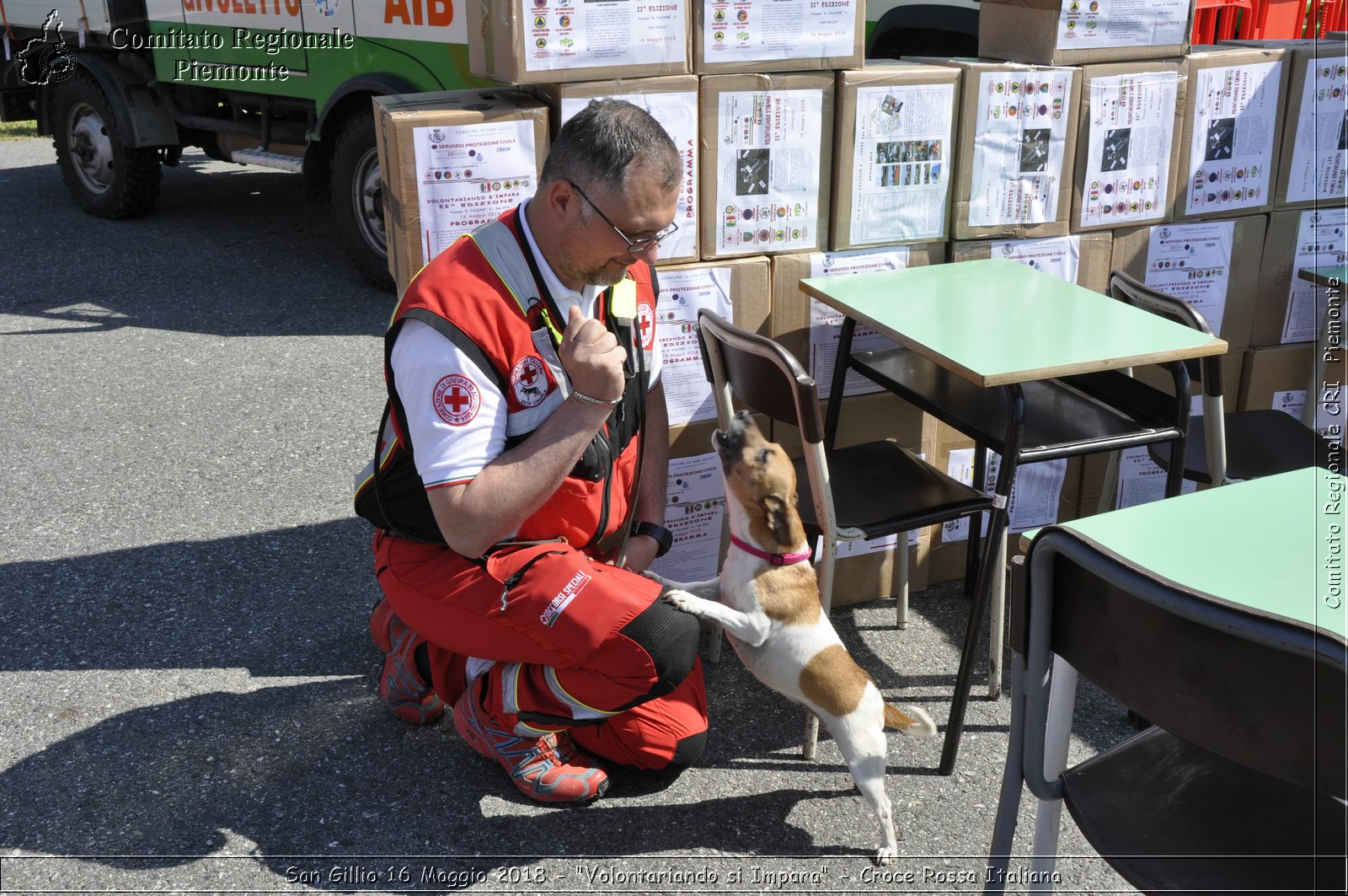 San Gillio 16 Maggio 2018 - "Volontariando si Impara" - Croce Rossa Italiana- Comitato Regionale del Piemonte